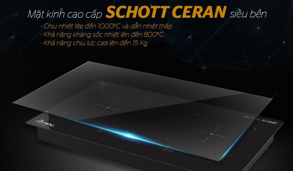 Mặt kính Schott Ceran là gì? Ưu, nhược điểm, đặc điểm vượt trội